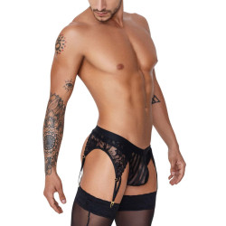 CandyMan String Porte-Jarretelles Turan Noir